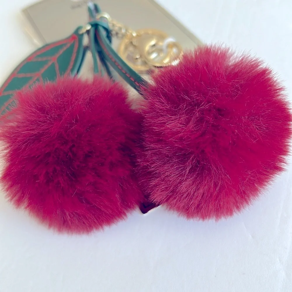 Madden Girl Red Cherry Bag Charm/key ring